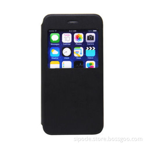 Flip Design Stand Leather Cover for iPhone6